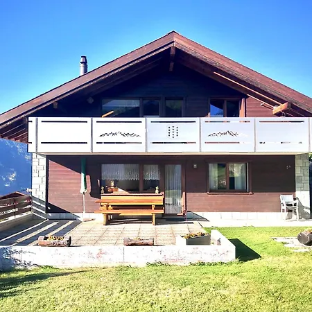 Chalet Hedy Ferienwohnung Grachen Exterior photo
