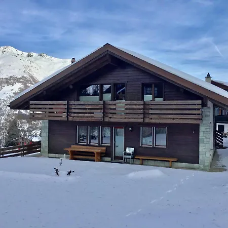 Chalet Hedy Ferienwohnung Grachen Exterior photo